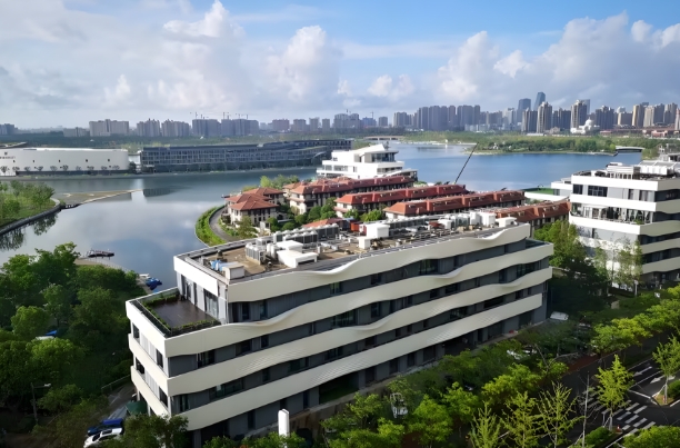 上海奉賢上海之魚5000㎡獨棟酒店出售，湖景頭排且區域唯一可售